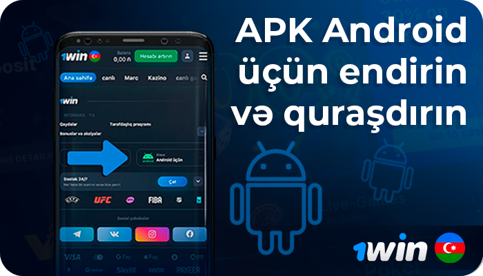 1Win APK haqqında Android təlimatları addım-addım endirmək və quraşdırmaq