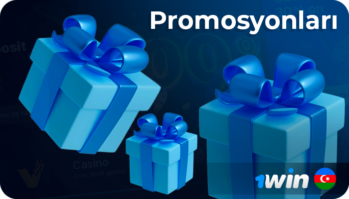 1win AZ-da bonuslar - yeni və mövcud oyunçular üçün promosyonlar