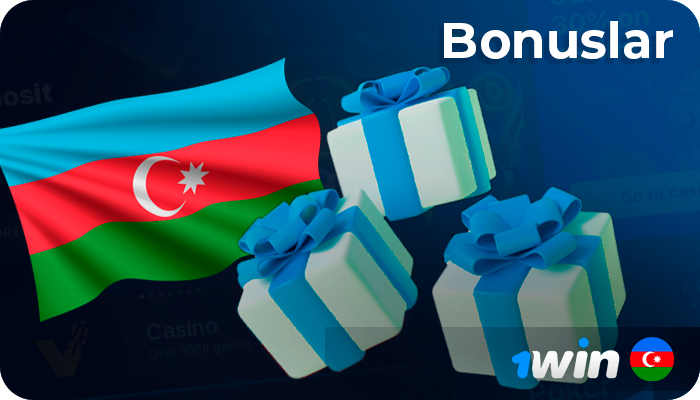 1Win-də bonuslar - Azərbaycandan olan oyunçular üçün aktiv promosyonlar