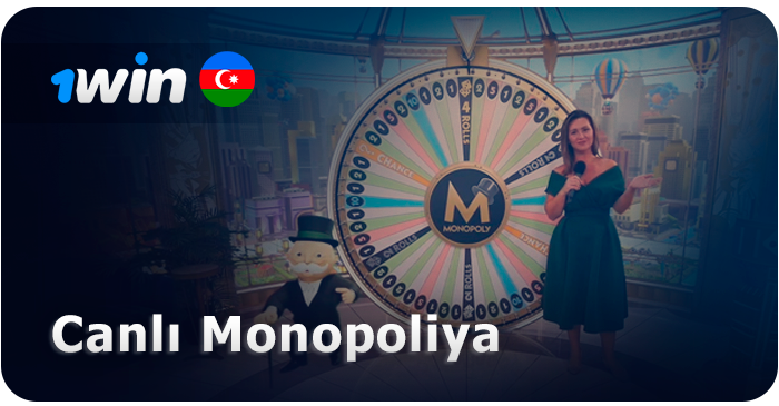 1Win kazinosunda Live Monopoly - AZ oyunçuları oyunla tanış olurlar
