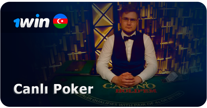 1Win onlayn kazinoda canlı poker - Sic Bo, Texas Hold'em və başqaları