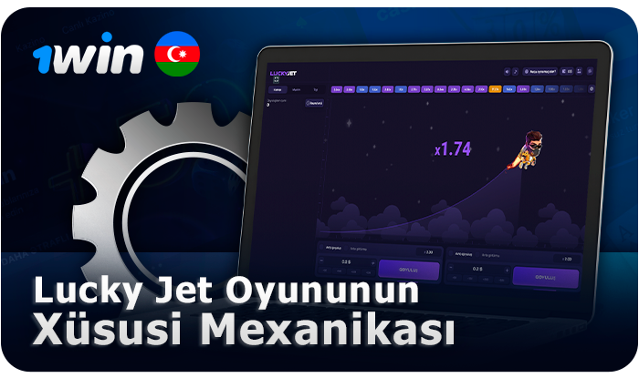 1Win saytında Lucky Jet oyununun mexanikası - qalibin necə seçildiyi