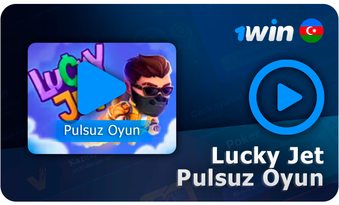 1Win saytında Lucky Jet oyununun demo rejimi - Lucky Jet-in pulsuz oyunu