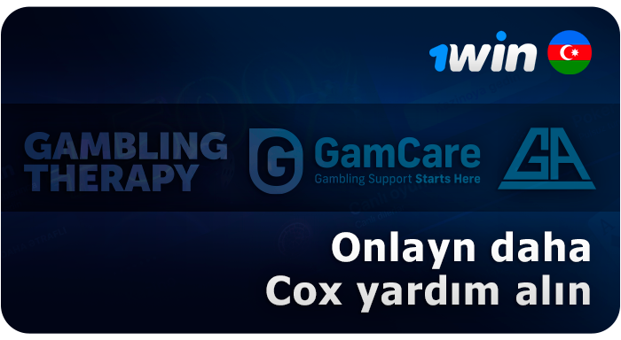 1Win-dən asılı olan oyunçulara kömək etmək üçün xidmətlər