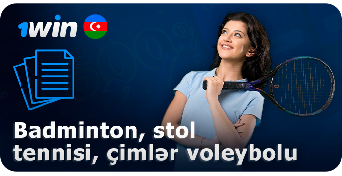 1Win mərc saytında tennis oyunları haqqında